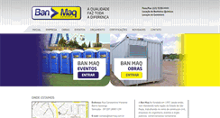 Desktop Screenshot of banmaq.com.br