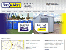 Tablet Screenshot of banmaq.com.br